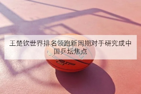 王楚钦世界排名领跑新周期对手研究成中国乒坛焦点